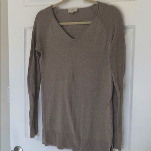 LOFT v-neck knit sweater. Worn only once!